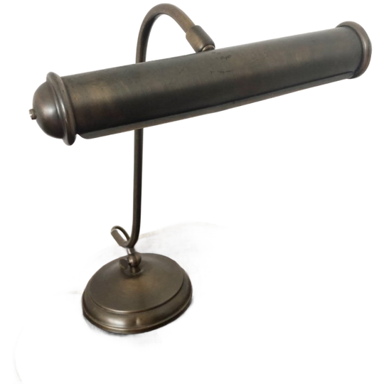 Leuke Vintage Metalen Bureaulamp Metaal Messing Kleur 1