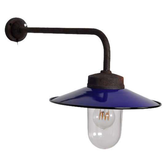 Buitenlamp Blauw 1