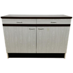 Vintage Mid Century Formica Keukenkast Wandkast Dressoir thumbnail 1