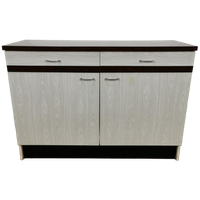 Vintage Mid Century Formica Keukenkast Wandkast Dressoir