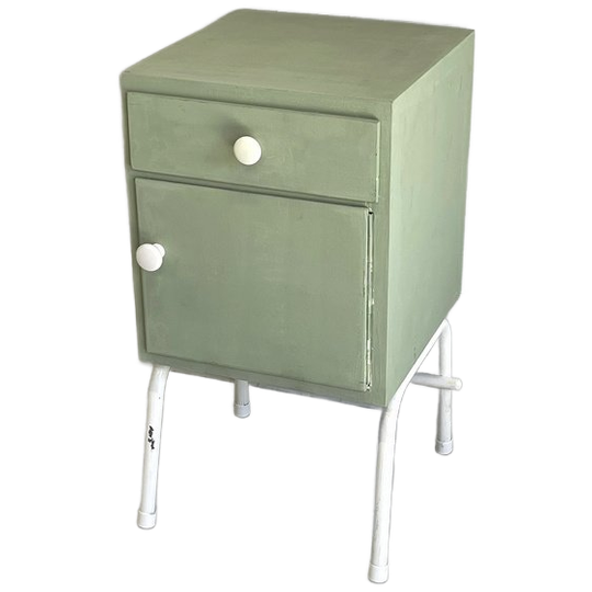 Groen Vintage Nachtkastje Rawi Sixties 1