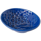 Vintage Puddingschaal Wandbord Blauwe Puddingschaal Wandbord thumbnail 1