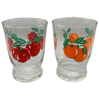 Set Retro Sap Glaasjes 2 Stuks 70's