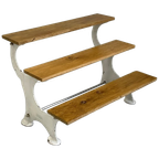 Antiek Parnall Trapje Etagere Plantenrek Sidetable Bankje thumbnail 1