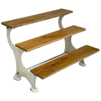 Antiek Parnall Trapje Etagere Plantenrek Sidetable Bankje