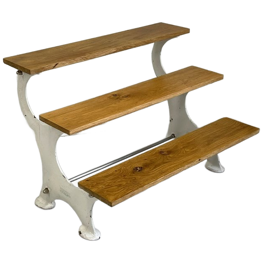 Antiek Parnall Trapje Etagere Plantenrek Sidetable Bankje 1