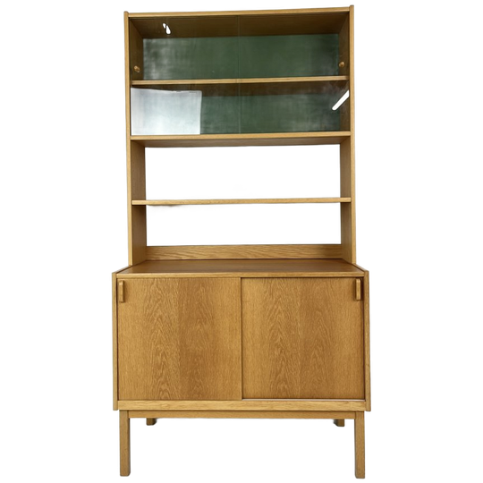 Scandinavisch Vintage Eiken Fineren Buffetkast Kvarnasen 1