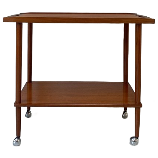 Vintage Houten Trolley Van Opal Möbel 1