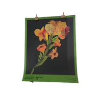 Jonas Wood – "Yellow Flower With Lines 2" (2021)