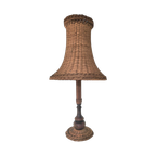 Scandinavian Rattan / Wicker Table Lamp thumbnail 1