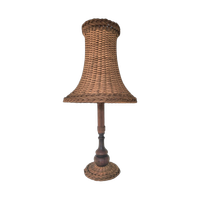 Scandinavian Rattan / Wicker Table Lamp