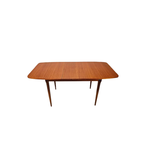 Vintage Uitschuifbare Eettafel | Deens Design | Teak | 1960S | Volledig Gerestaureerd