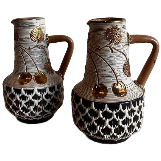 Italiaans Keramiek Vaas Sgraffito Fratelli Fanciullacci 1