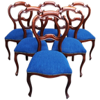 Antieke Stoelen In De Stijl Van Lodewijk Xv. 6 Stuks. thumbnail 1