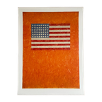 Jasper Johns (american, Born 1930), Flag On Orange Field, 1957 thumbnail 1