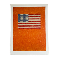 Jasper Johns (american, Born 1930), Flag On Orange Field, 1957