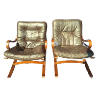 Retro Vintage Deens Design Fauteuils, Ingmar Relling, Stoel