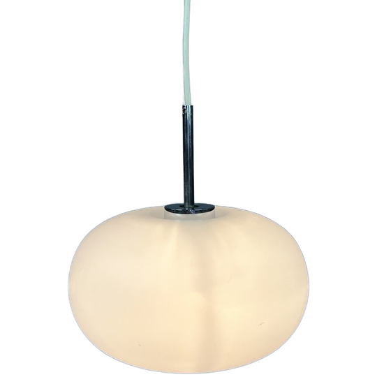 Vintage Melkglazen Hanglamp, Kosack Leuchten, Duitsland 1960's 1