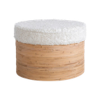 Urban Nature Culture Rattan Poef thumbnail 1