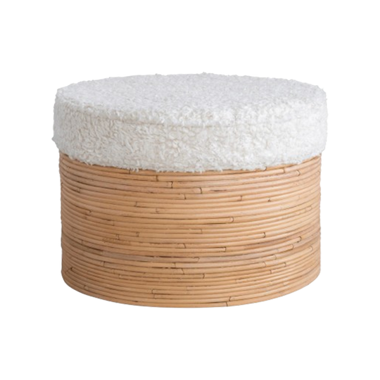 Urban Nature Culture Rattan Poef 1