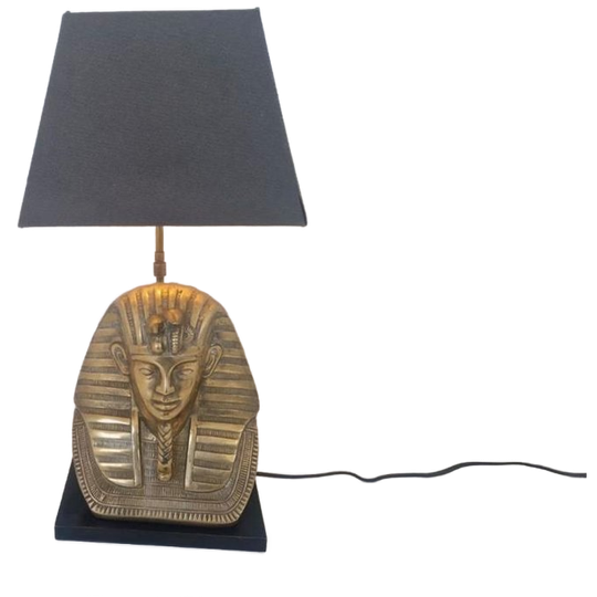 Hollywood Regency Tafel Lamp Farao Deknudt Jansen Stijl. 1