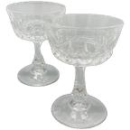 Vintage Dynasty Coupes Geslepen Kristal 2 Stuks thumbnail 1