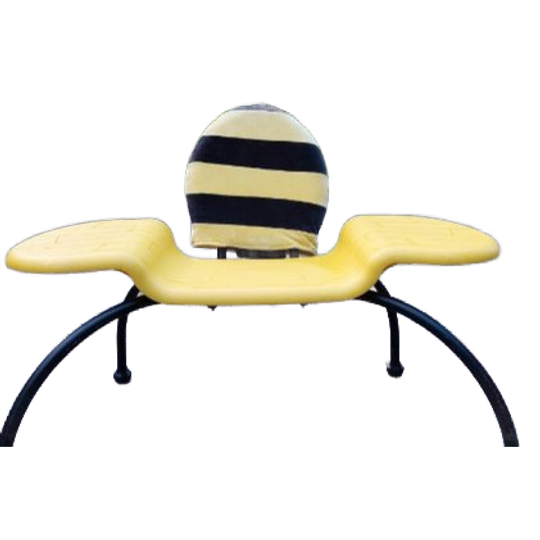 Vintage IKEA Ps Surrig Bumble Bee Children’s Chair By Eva & Peter Moritz, Year 2000 | Rare Scandinavian Design Kids Bench 1