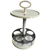 Vintage Space Age Ronde Sidetable / Bijzettafel Flair
