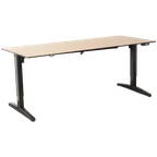 Ahrend Four Two Elektrisch Bureau, Ahorn Blad, 180 X 80 Cm, Hoogte Instelbaar Onderstel, (Let Op, thumbnail 1