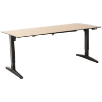 Ahrend Four Two Elektrisch Bureau, Ahorn Blad, 180 X 80 Cm, Hoogte Instelbaar Onderstel, (Let Op,