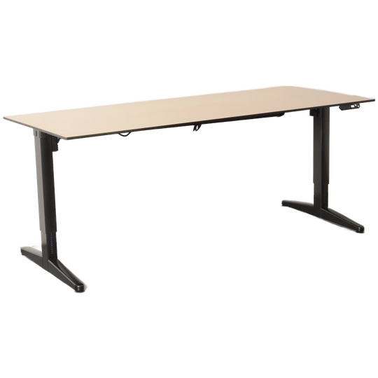 Ahrend Four Two Elektrisch Bureau, Ahorn Blad, 180 X 80 Cm, Hoogte Instelbaar Onderstel, (let Op, 1