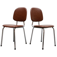 Set Van 2 Vintage Buisframe Stoelen