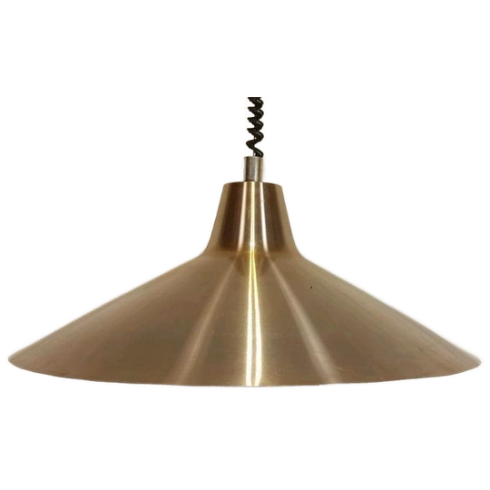Vintage Dijkstra Metalen Hanglamp Pullout Lamp 1