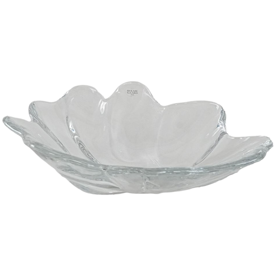 Glass Platter, Danish Design, 1970s, Manufacturer: Holmegaard 1