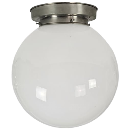 Gispen Classics - Giso Gispen - Xl Plafonniere - Opaalglas - Nikkel - 2000 1
