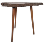 Mid Century Boomstam Side Table Vintage Design. thumbnail 1