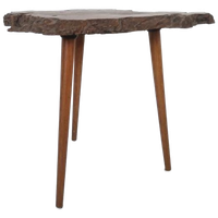 Mid Century Boomstam Side Table Vintage Design.
