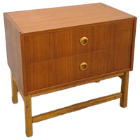 Klein Teak Ladekastje Uit Zweden