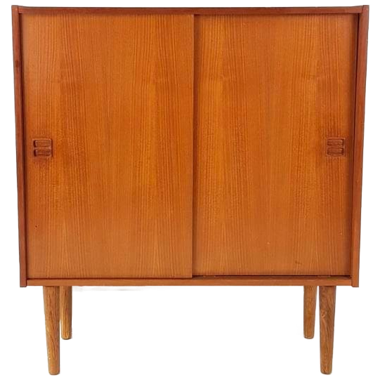 Vintage Deens Wandkastje | Keuken | Teak Fineer Kastje 1