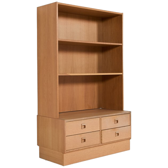 Danish Modern Cabinet-bookcase From 1970’s By Poul Hundevad 1