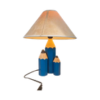 Vintage Jaren 80 Houten Potlood Lamp Pop Art Tarogo thumbnail 1