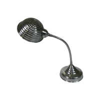 Aluminium Vintage Bureaulamp Met Buigstang, Jaren 50