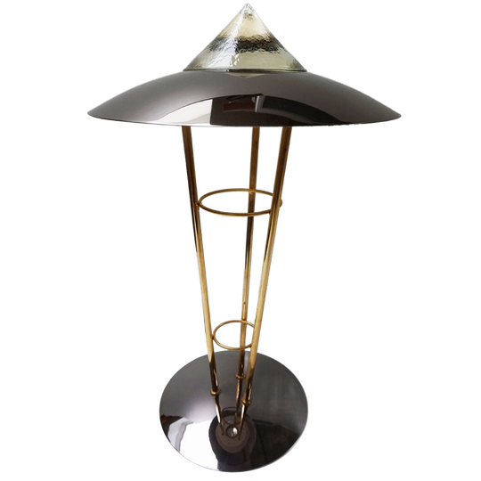 Herda Tafellamp, Conisch Model In Memphis Stijl, Jaren 80 1