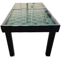 Caleb Eetkamertafel (Dt 100×180) – Zwart