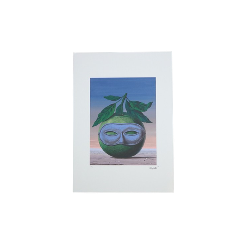 Offset Litho Naar Magritte Souvenir De Voyage 12/100 Kunstdruk