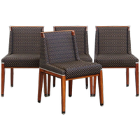 Prachtige Set Van 4 Niet Veel Voorkomende Art Deco Design Eetkamerstoelen Van Schuitema