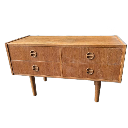 Vintage Deense Teak Ladenkast- 1960s 1