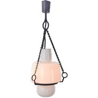 Limburg Glashutte Vintage – Brutalistische Hanglamp