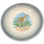 Vintage Porseleinen Schaal Cheetah Italy thumbnail 1