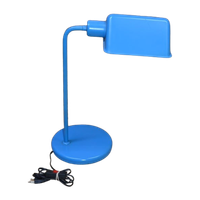 Bureaulamp Metaal Blauw Wit